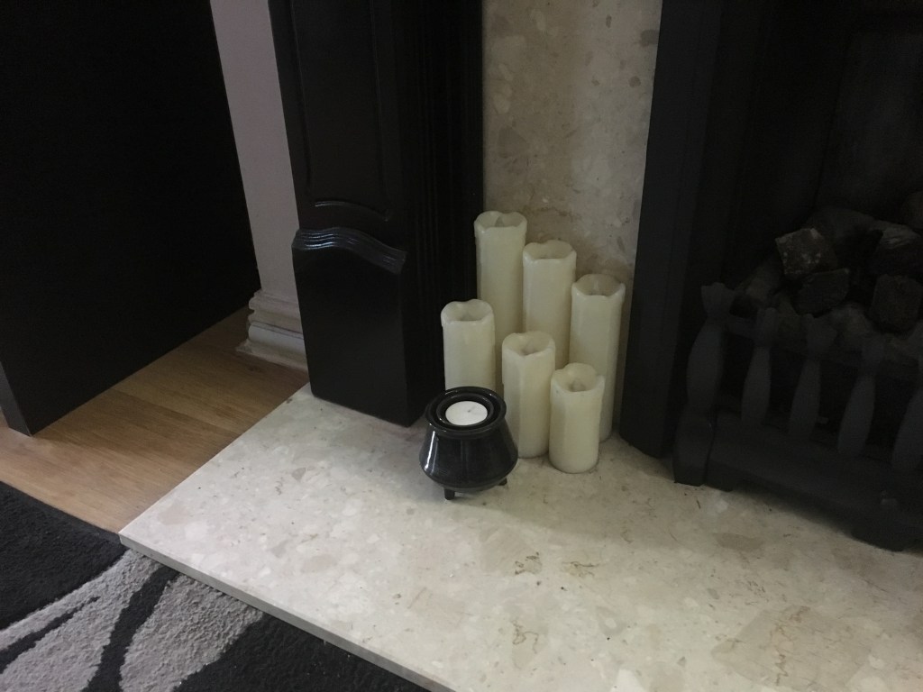 Chosen composition in colour for experimentation